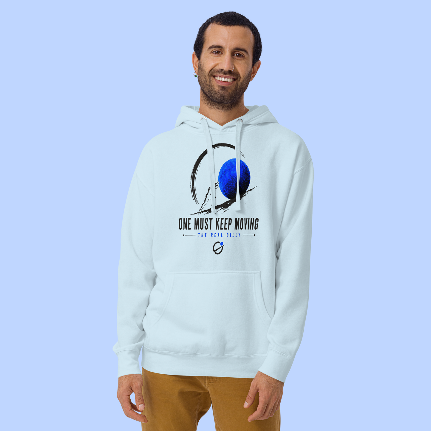 Keep Moving Hoodie - BLU