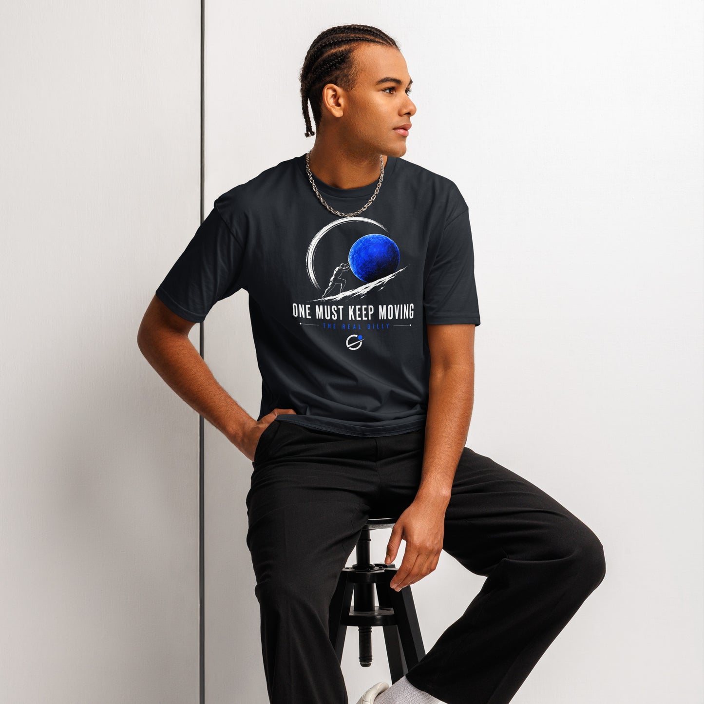 Keep Moving T-Shirt- NVY