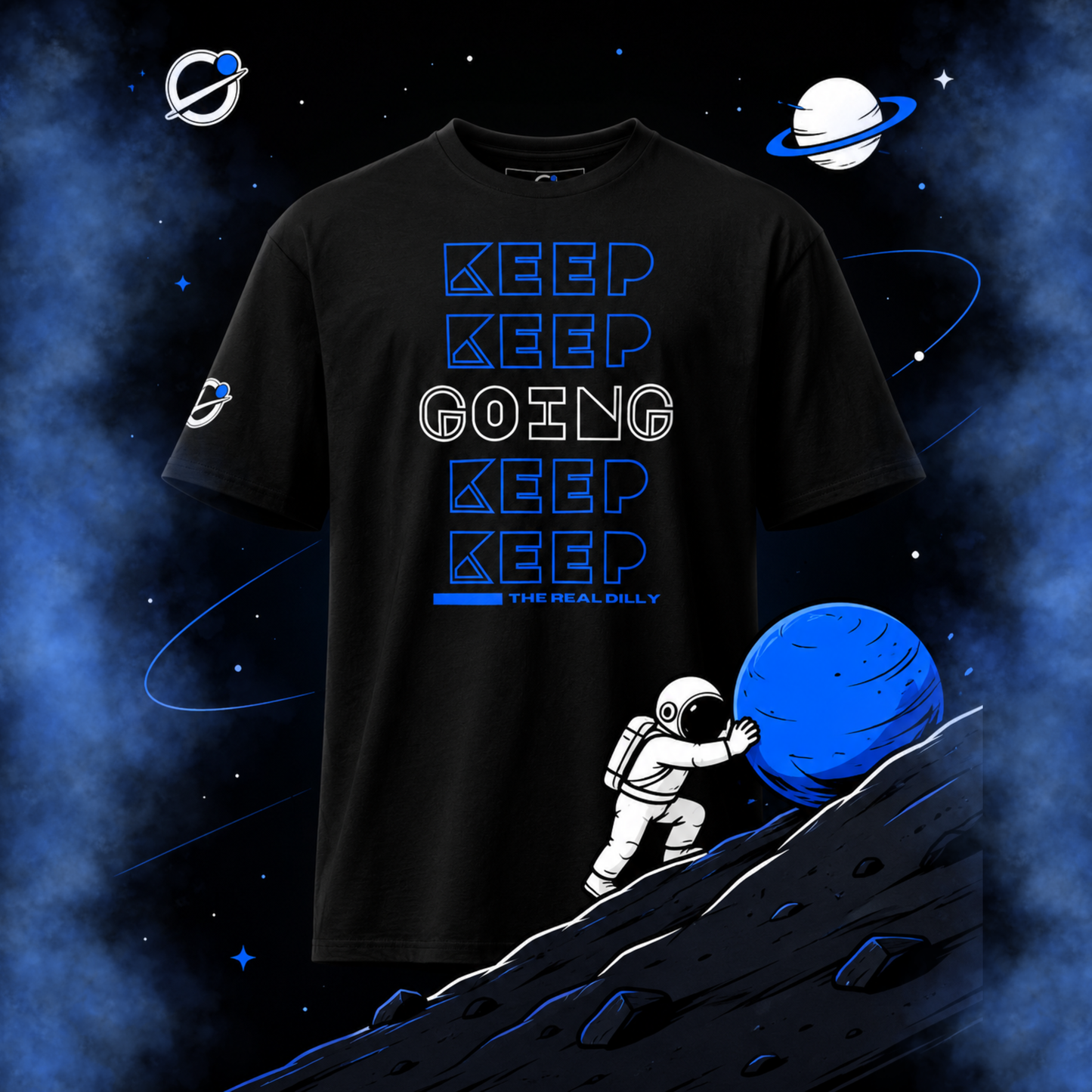 Keep Going T-Shirt - BLK