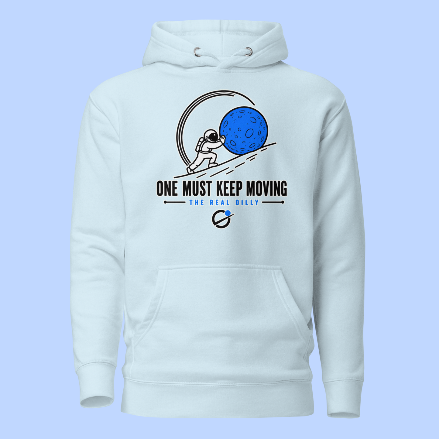 One Must Keep Moving Hoodie