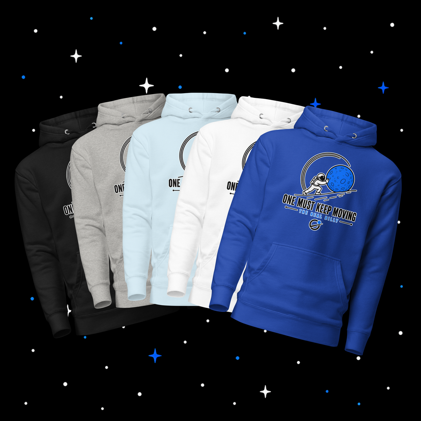 One Must Keep Moving Hoodie