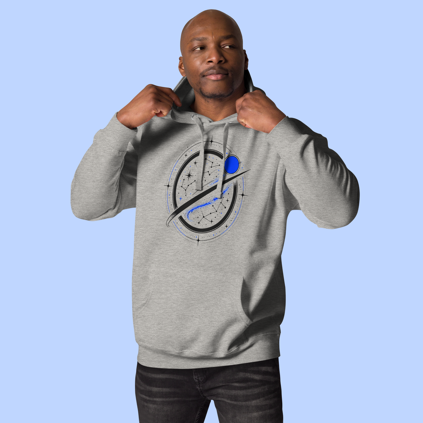 Galaxy Map Hoodie - GRY