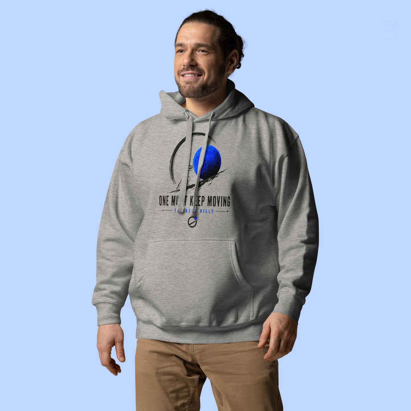 Keep Moving Hoodie -GRY