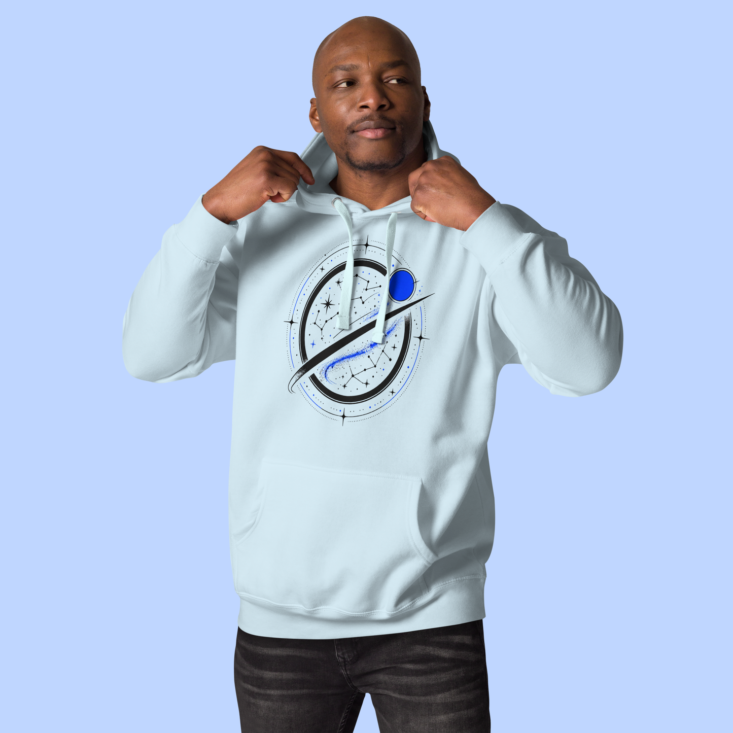 Galaxy Map Hoodie - BLU