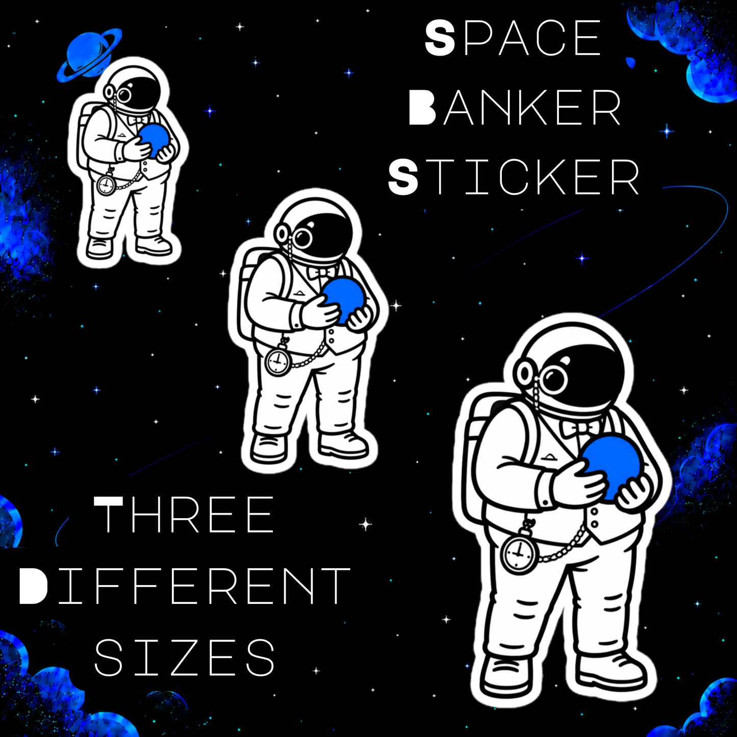 Space Banker Sticker