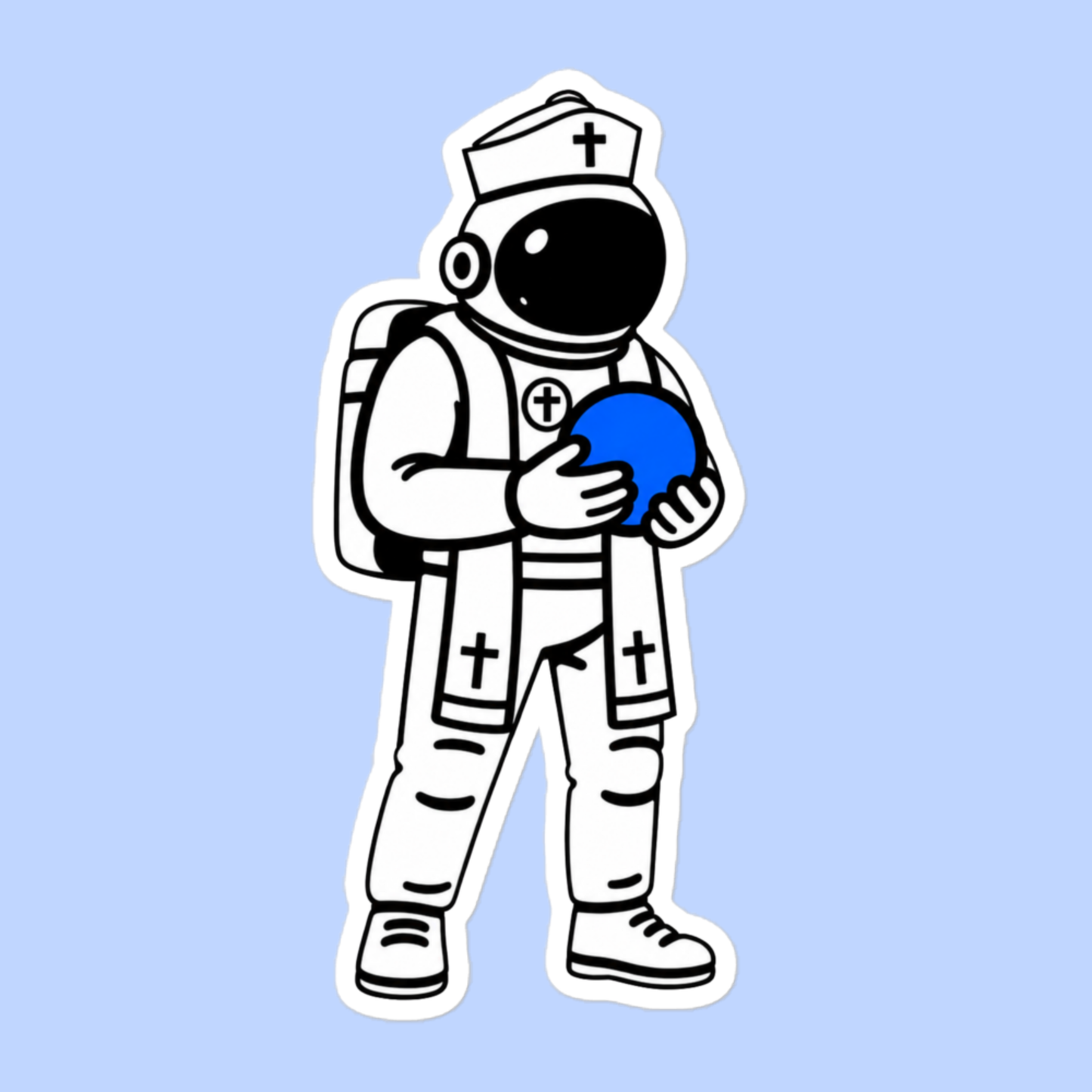 Space Chaplain Sticker