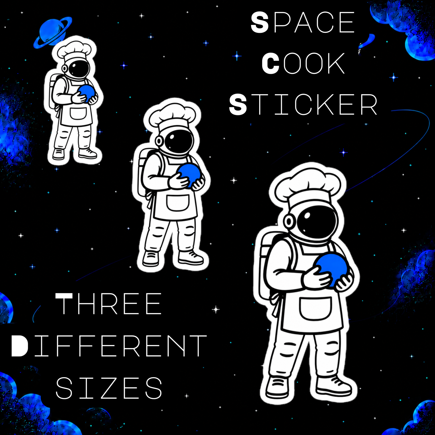 Space Cook Sticker