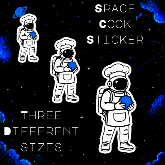 Space Cook Sticker