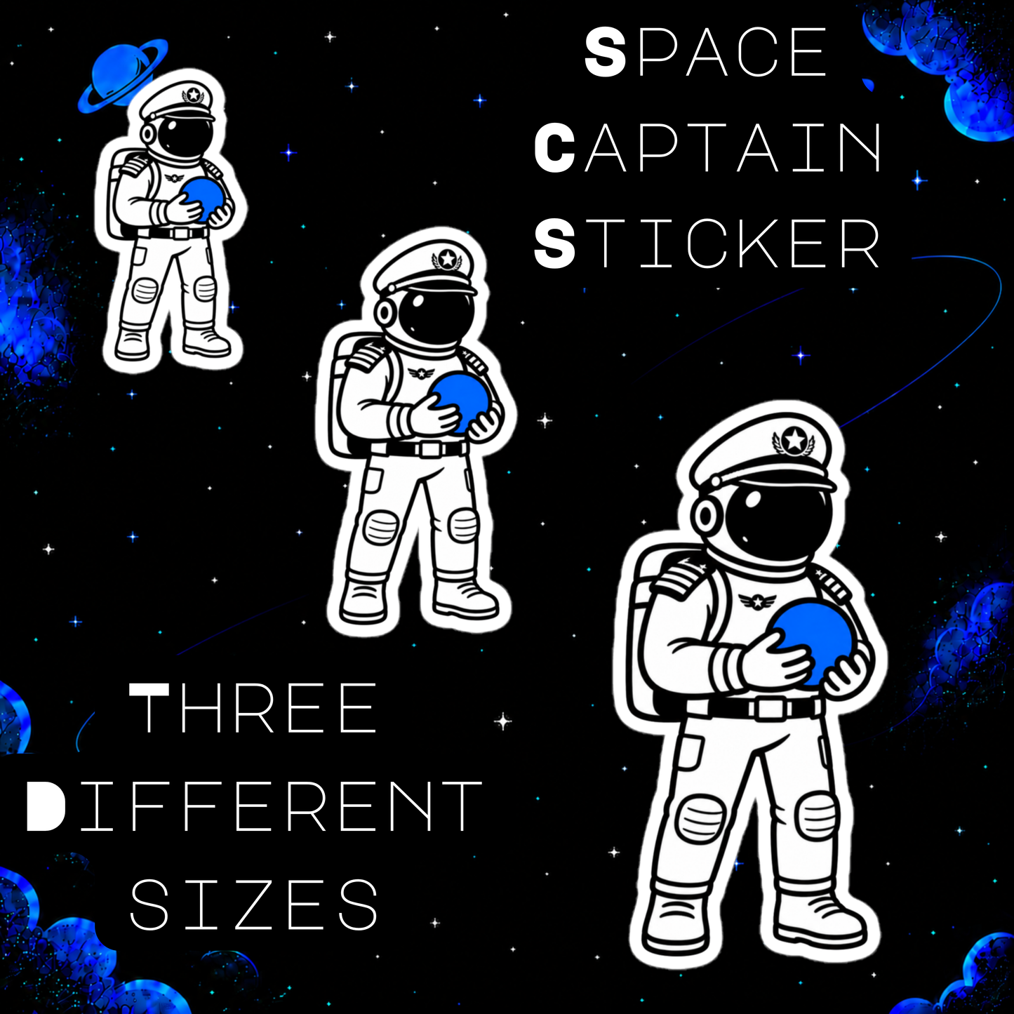 Space Captain Sticker