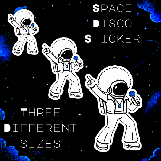 Space DIsco Sticker