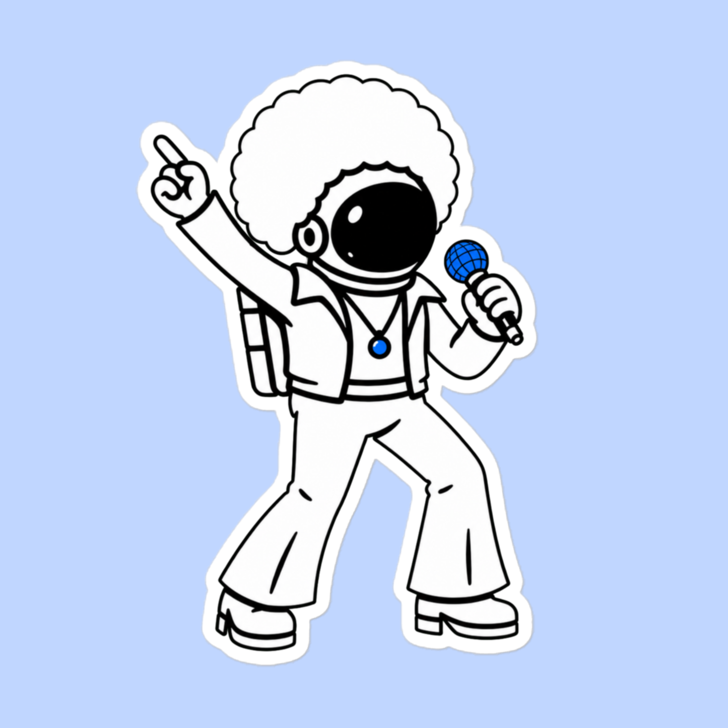 Space DIsco Sticker