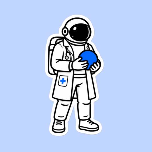 Space Doctor Sticker