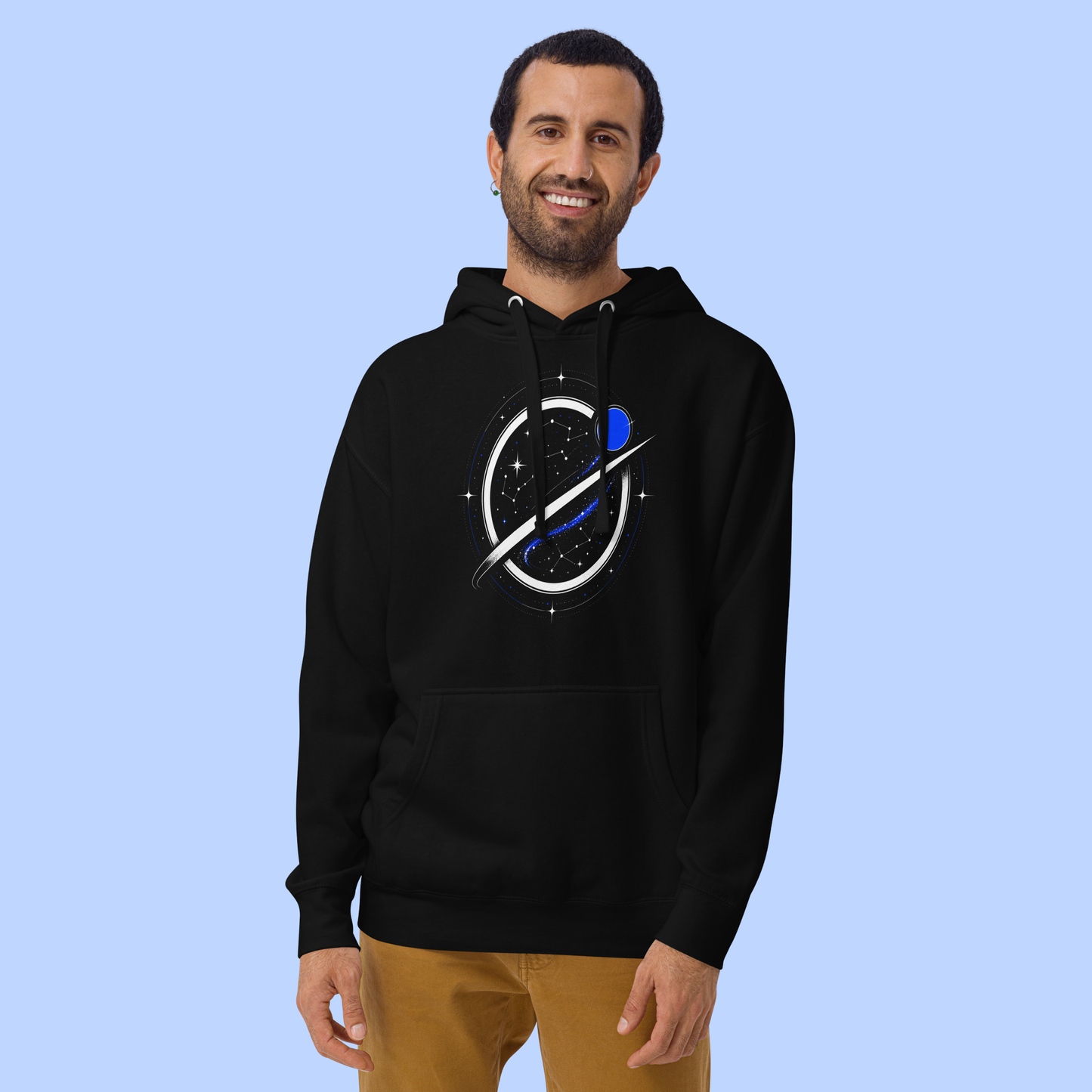 Galaxy Map Hoodie - BLK
