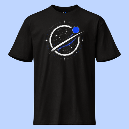 Galaxy Map T-Shirt and Sticker Bundle