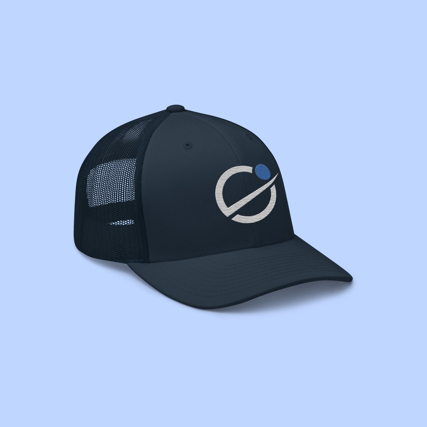 The Real Dilly Orbit Trucker Hat - NVY