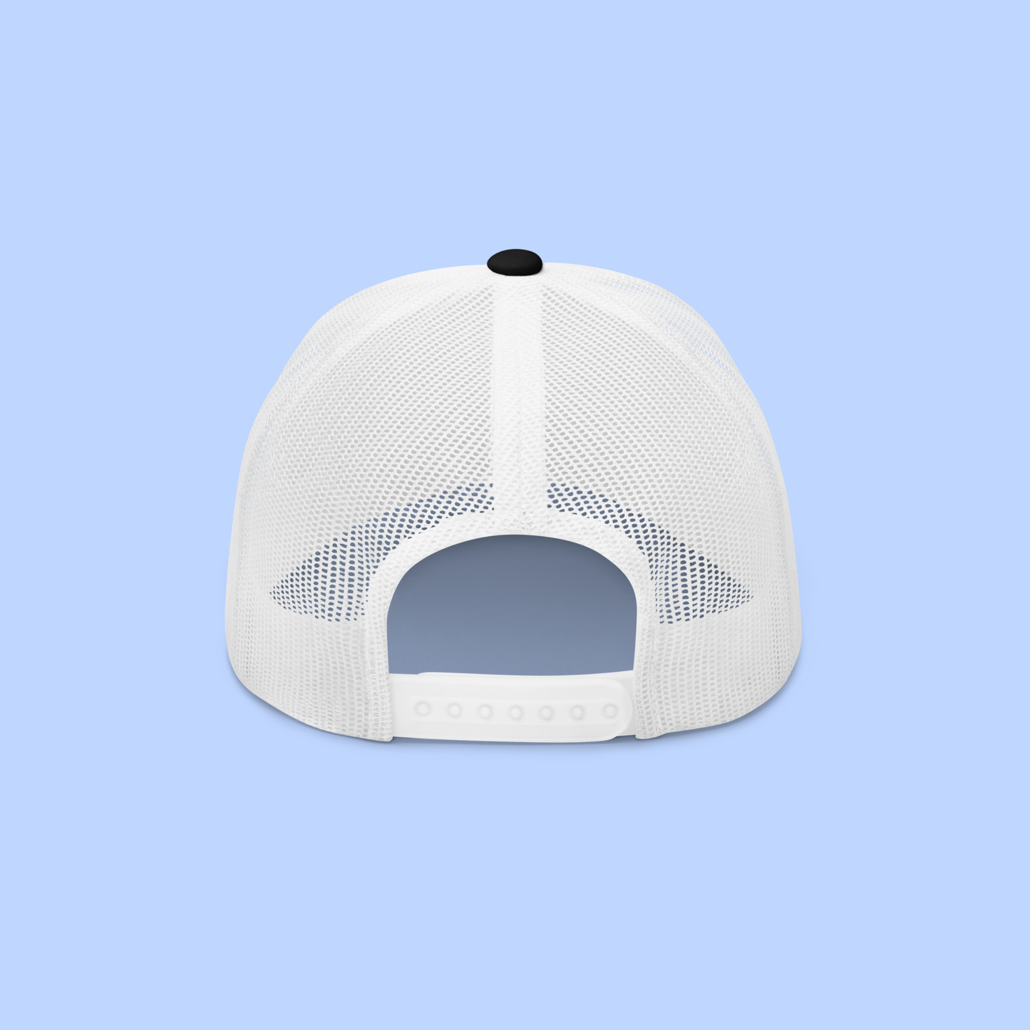 The Real Dilly Orbit Trucker Hat - WHT/BLK