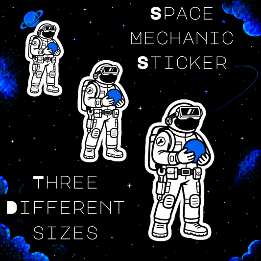 Space Mechanic Sticker