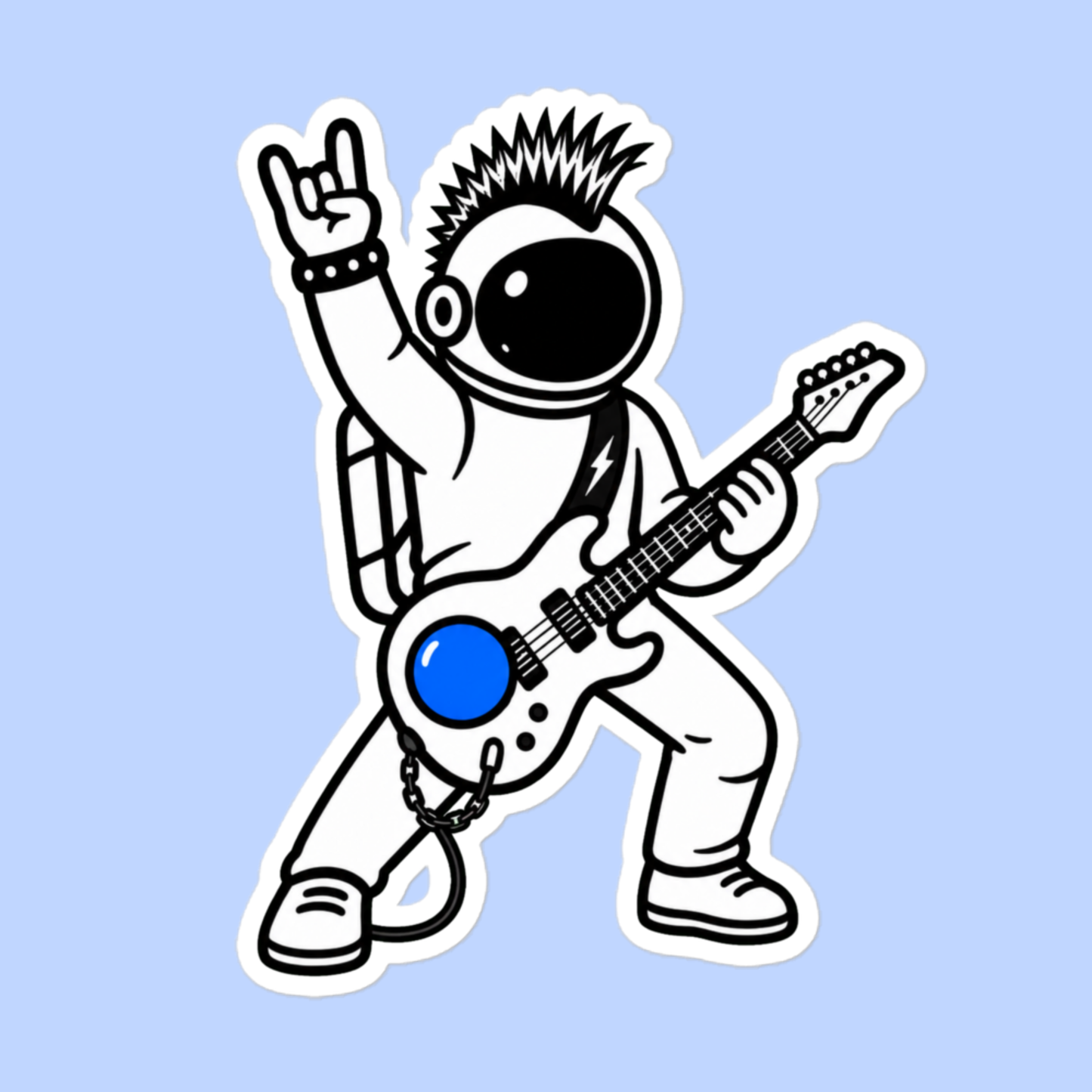 Space Rock Star Sticker