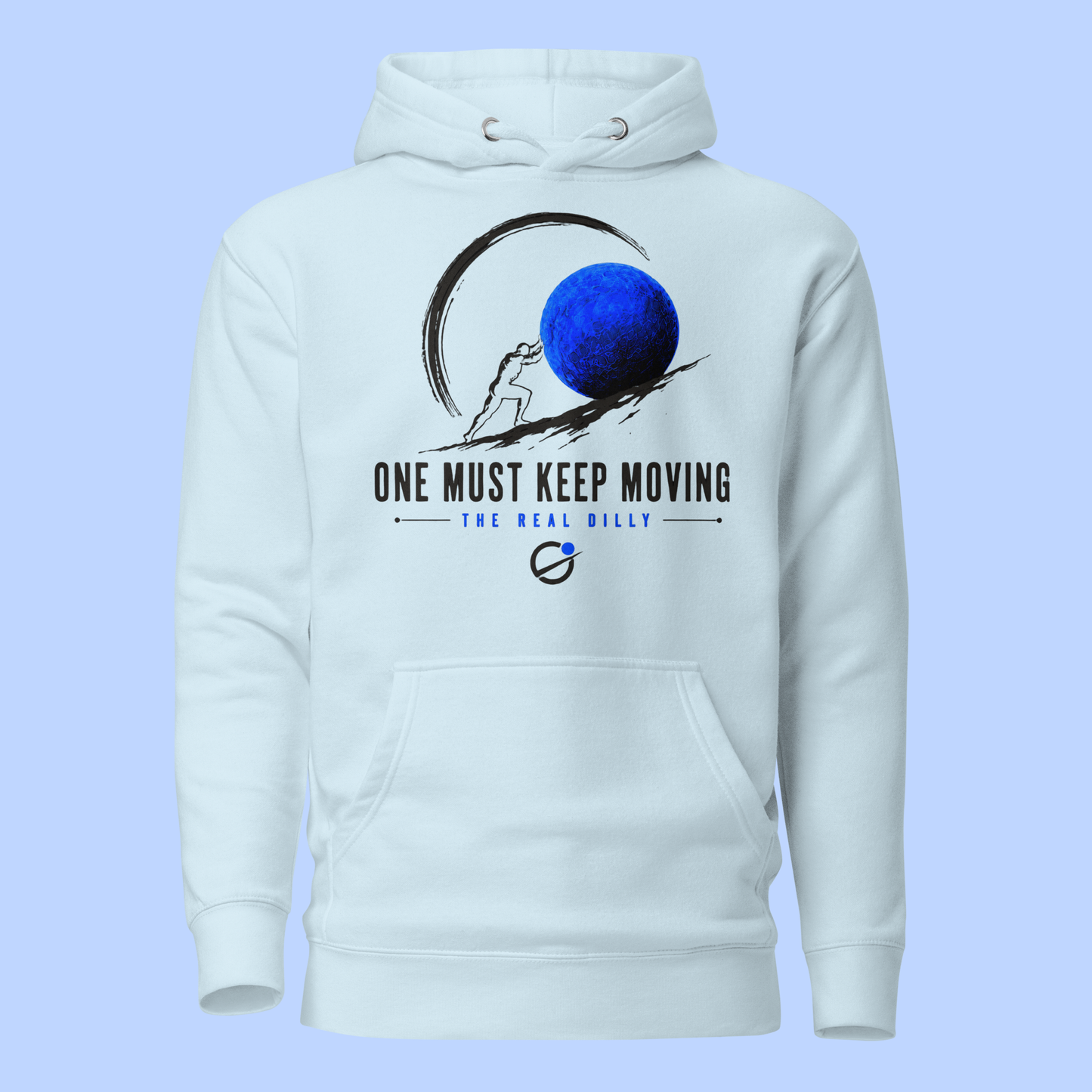 Keep Moving Hoodie - BLU