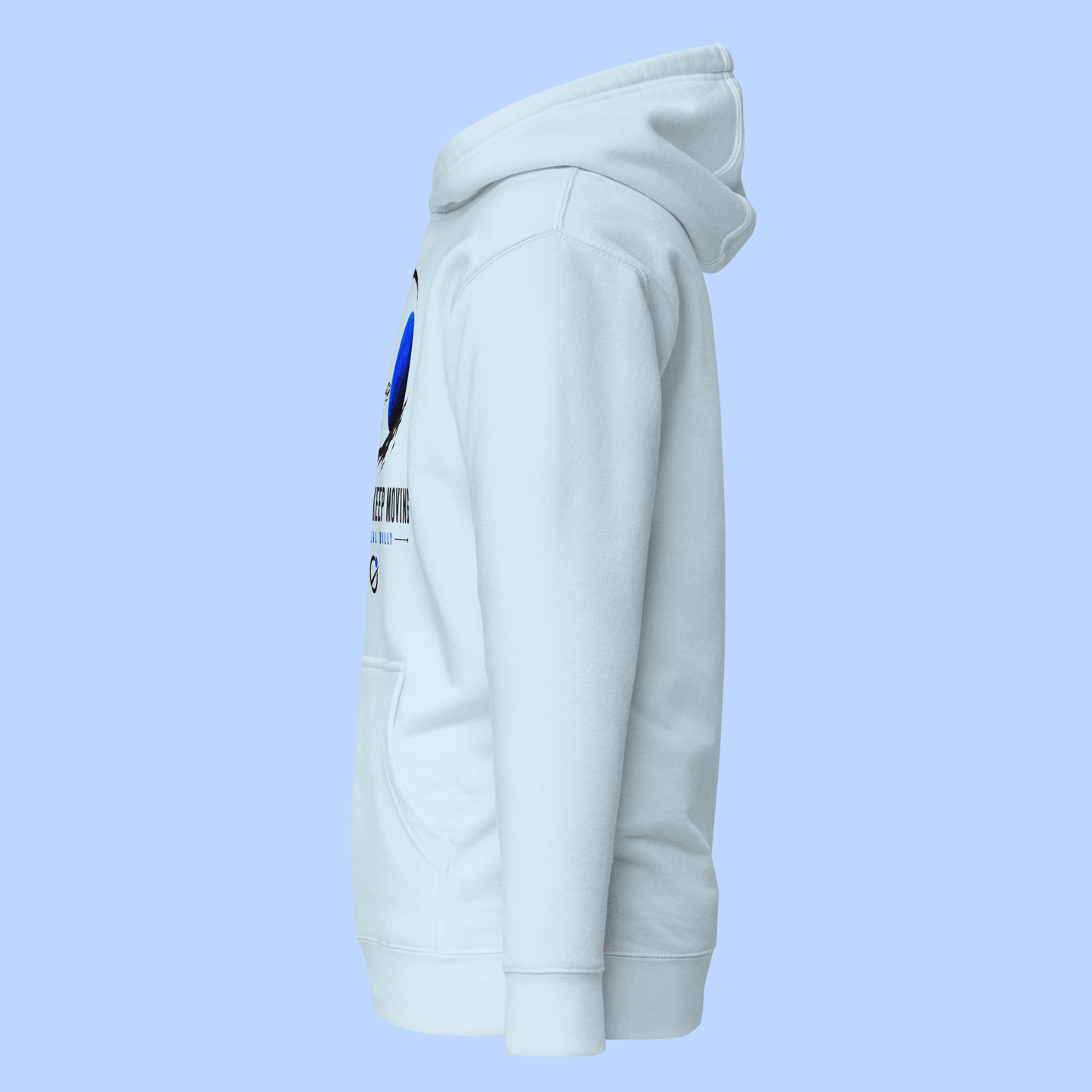Keep Moving Hoodie - BLU