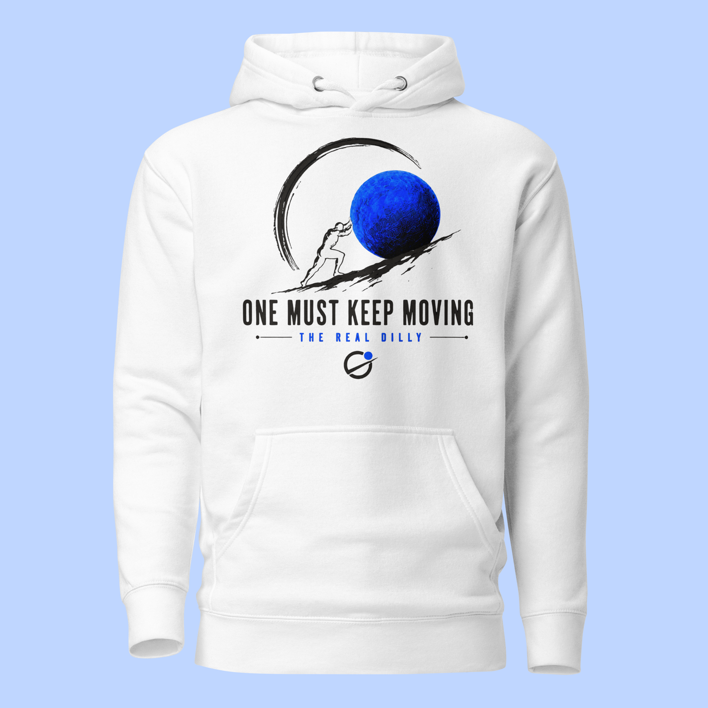 Keep Moving Hoodie - WHT