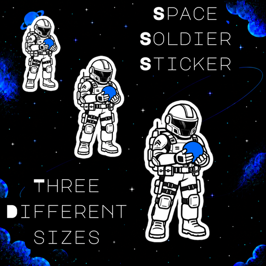 Space Soldier Sticker