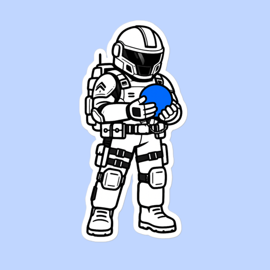 Space Soldier Sticker