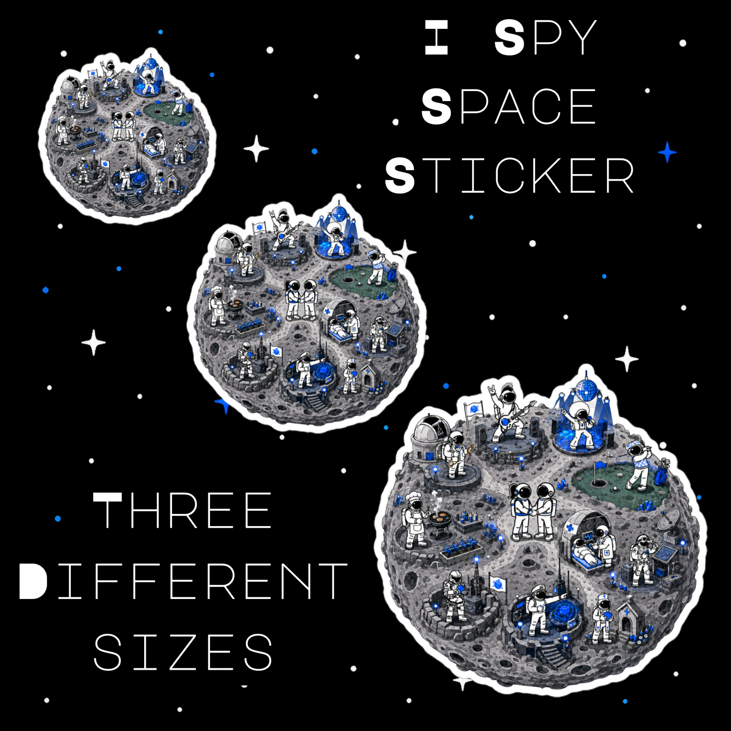 I Spy Space Sticker