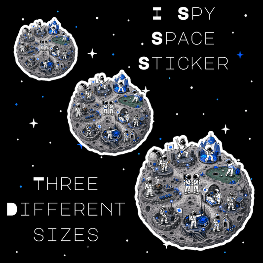 I Spy Space Sticker
