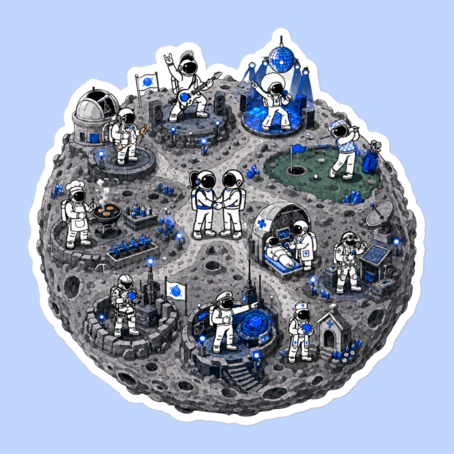 I Spy Space Sticker